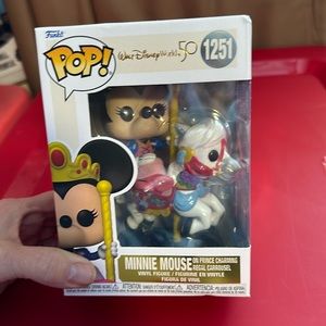 Disney Funko  POP Minnie Mouse on Prince Charming Regal Carrousel. New in box